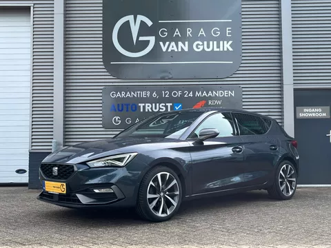 SEAT Leon 1.5 TSI FR 150PK Navi,Clima,Cruise,CarPlay,Isofix,Dab-Radio,VirtualCockpit,Stoel+StuurVerwarming,Lmv,KeylessStart+Entry
