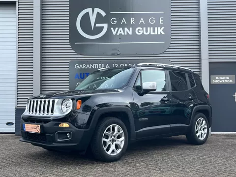 Jeep Renegade 1.4 MultiAir 140PK Trekhaak,Navi,Clima,Cruise,Isofix,Bluetooth,Stoel+StuurVerwarming,KeylessEntry+Start,Lmv,Usb,Aux