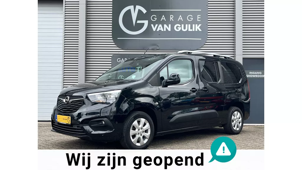 Opel Combo Tour 1.2 Turbo L2H1 110PK 7persoons,Navi,Clima,Cruise,Carplay,Stoel+StuurVerw,ElektrRamen+Spiegels,Camera,Pdc,Lmv,Hud