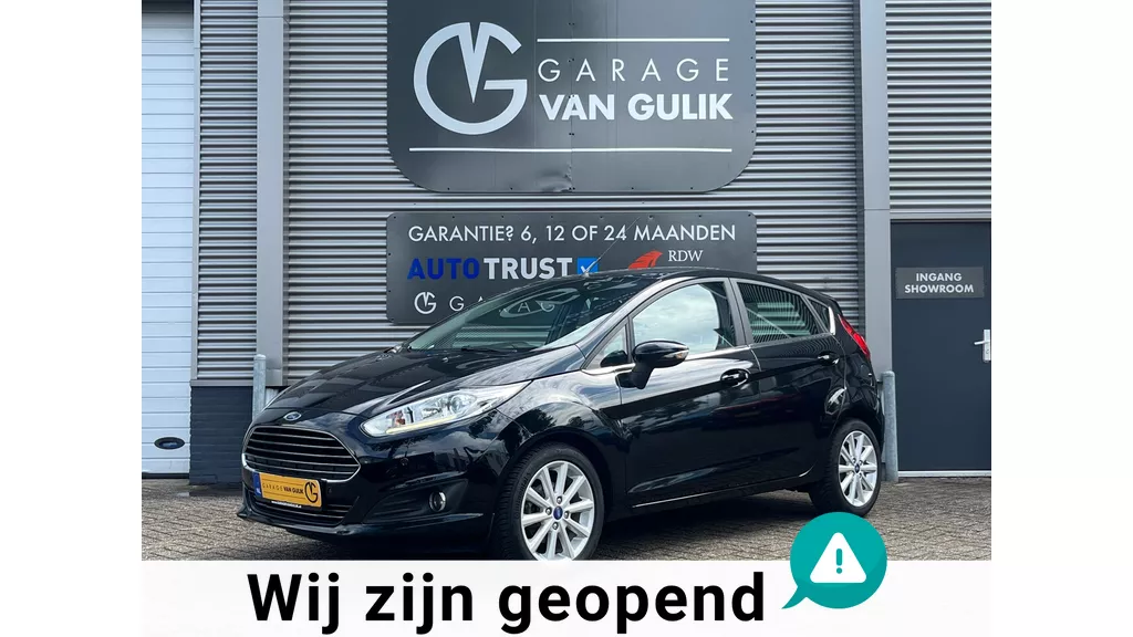 Ford Fiesta 1.0 101PK Automaat,Trekhaak,Clima,StoelVerw,ElektrRamen+Spiegels,Isofix,Bluetooth,Lmv,Pdc,Led,Usb,Radio/Cd-Speler