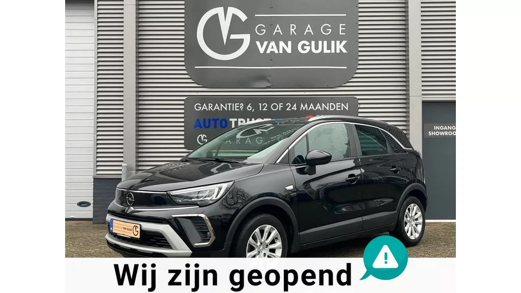 Opel Crossland 1.2 Turbo 131PK Automaat Clima,Cruise,Navi,CarPlay,Stoel&amp;Stuurverw,Camera,KeylessGo,PdcV+A,Usb,Bluetooth,Isofix,