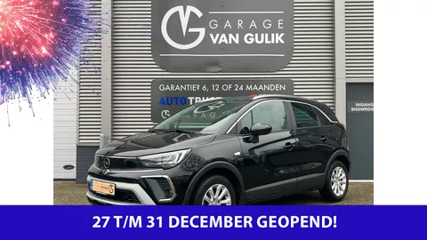 Opel Crossland 1.2 Turbo 131PK Automaat Clima,Cruise,Navi,CarPlay,Stoel&amp;Stuurverw,Camera,KeylessGo,PdcV+A,Usb,Bluetooth,Isofix,