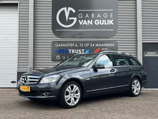 Mercedes-Benz C-klasse Estate 200 K 184PK Avantgarde Estate Automaat Clima,Cruise,Navi,PdcV+A,Stoelverw.,Isofix,LichtSensor,Leder/