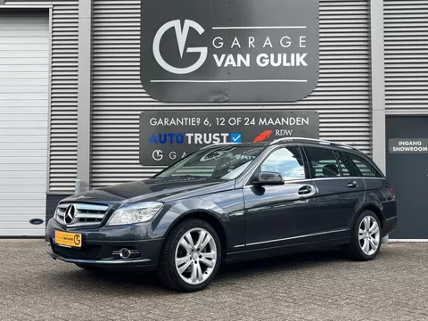 Mercedes-Benz C-klasse Estate 200 K 184PK Avantgarde Estate Automaat Clima,Cruise,Navi,PdcV+A,Stoelverw.,Isofix,LichtSensor,Leder/
