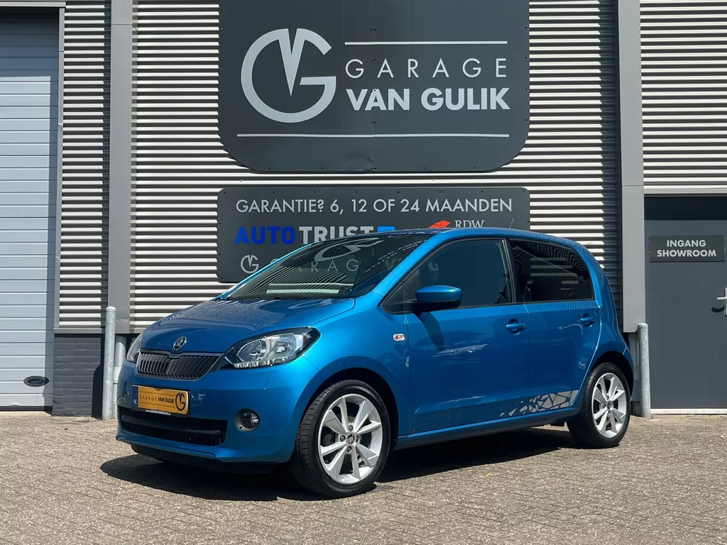 Skoda Citigo 1.0 75PK!! Greentech Style Airco,Cruise,Stoelverwarming,Bluetooth,ParkeerSensoren,GetintGlas,Lmv,Isofix,Aux,