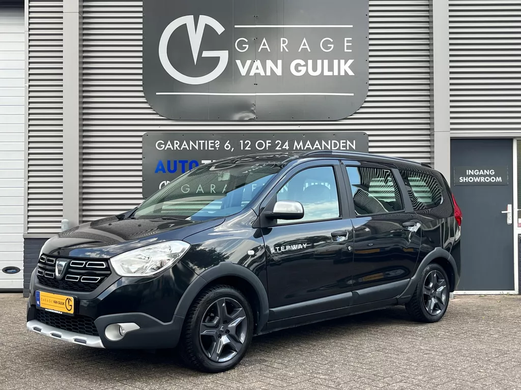 Dacia Lodgy 1.6 SCe 102PK Stepway 7pers. Airco,CruiseControl,Navi,Isofix,Bluetooth,Trekhaak,Parkeersensoren,Start/Stop,Leder,Usb,