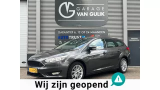 Ford Focus Wagon 1.0 125PK AUTOMAAT Navi,Clima,Cruise,CarPlay,Stoel+Stuurverwarming,Isofix,Pdc,Lmv,Usb,ElektrRamen,Stuurbediening