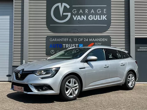 Renault M&eacute;gane Estate 1.2 TCe 101PK Estate Clima,Cruise,Navi,Trekhaak,Isofix,Bluetooth,Usb,Start/Stop,R-Link,Dakrail,LederenStuurw